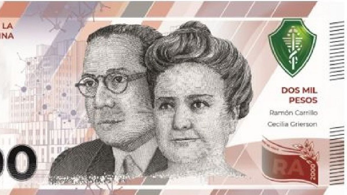 Así son los nuevos billetes de $2000 (Foto: BCRA)