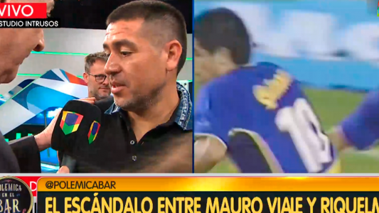 Juan Román Riquelme le cortó el rostro a Mauro Viale: Es un guarango