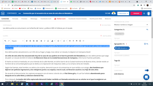 Secuestraron a un niño de seis años en Mataderos y lo liberaron ileso en Campana