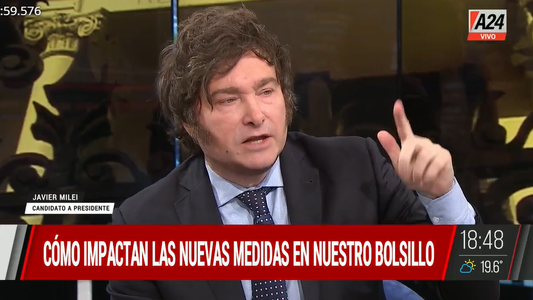 Javier Milei volvió a la carga con la dolarización: Al peso argentino no lo quiere nadie
