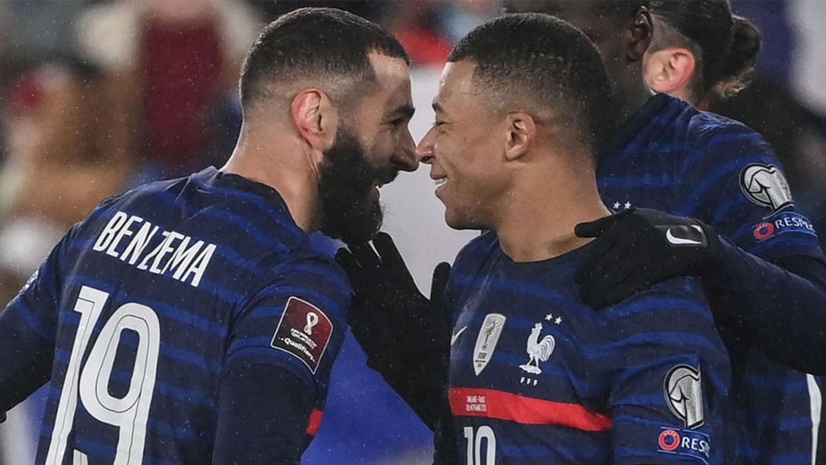 Benzema y Mbappe - Selección de Francia&nbsp;