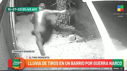 Lluvia de balas: los videos que muestran a un barrio de La Matanza bajo el fuego de una guerra narco