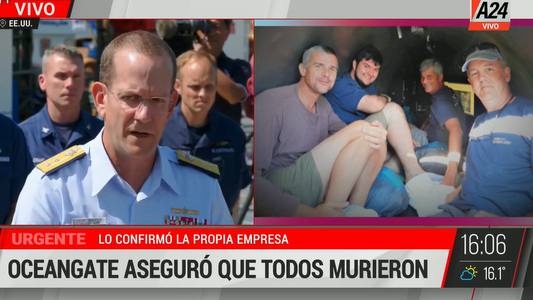 La empresa confirmó qué pasó con los 5 ocupantes del submarino Titán
