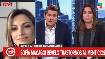 En primera persona: el duro relato de Sofía Macaggi sobre su trastorno de alimentación