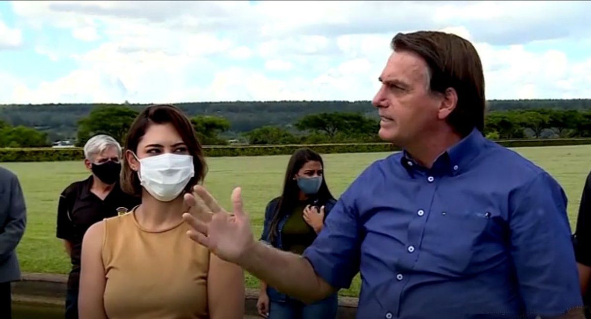 Jair Bolsonaro, preocupado por la crisis institucional y no por la pandemia (Foto: AP)