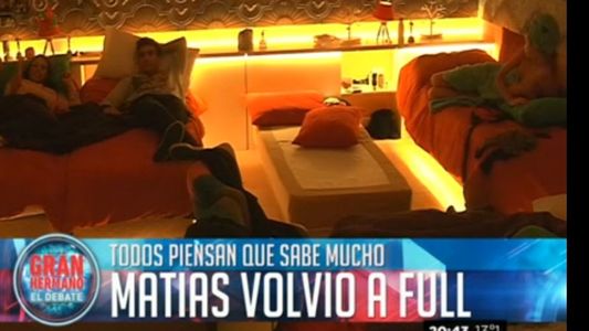 “Gran Hermano 2015” Todos contra Matías, Matías contra todos