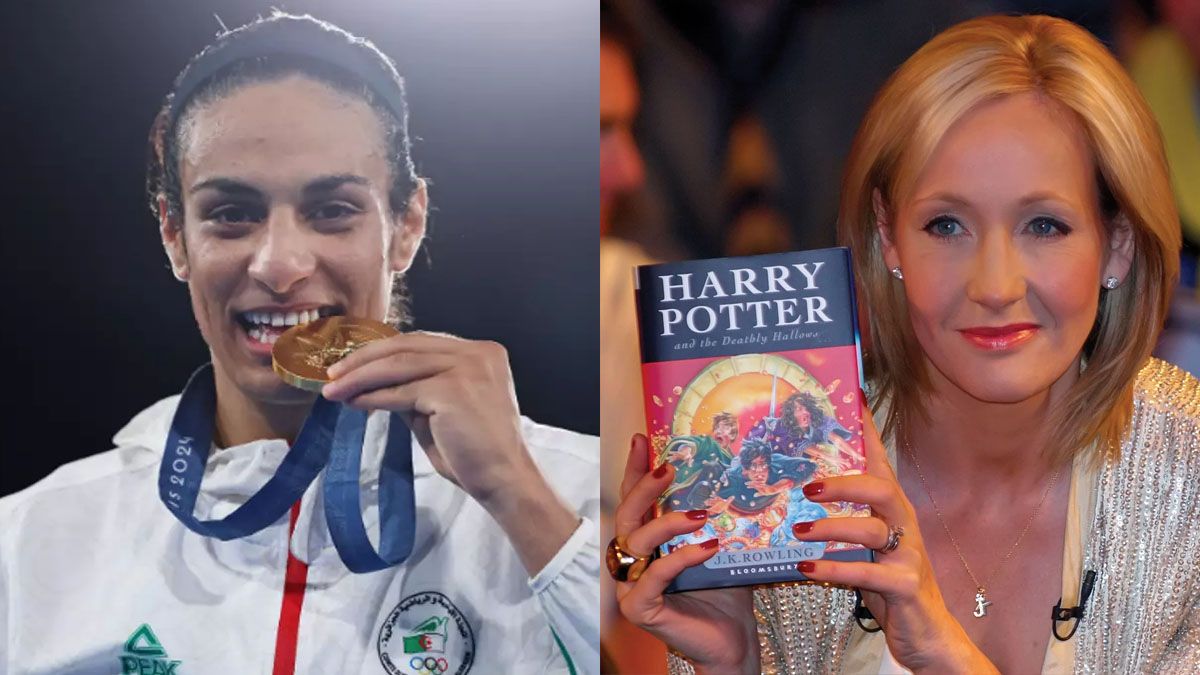La boxeadora Imane Khalif de Argelia