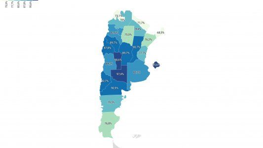 Campaña de vacunación: 8 provincias empiezan el fin de semana largo con 9 de cada 10 dosis aplicadas