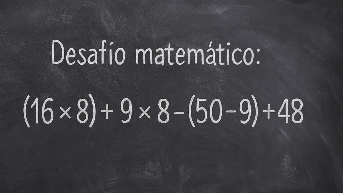 Imagen de pizarra para Desafío Matemático: este reto con paréntesis pone a prueba tu forma de resolver