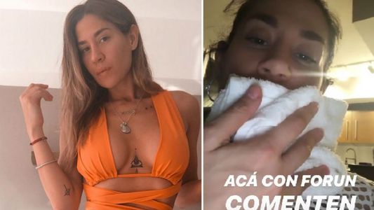 Jimena Barón aguarda la evolución del forúnculo para saber si la deben operar