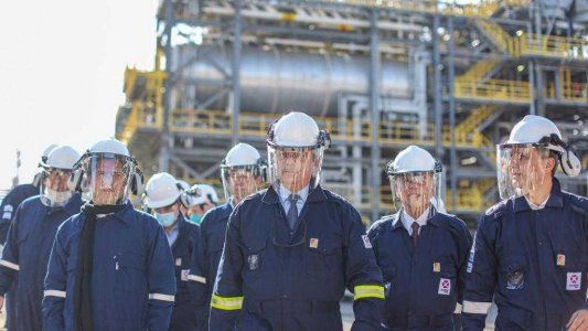 Alberto inauguró una planta petrolera de Bulgheroni y le hizo un guiño positivo al empresariado