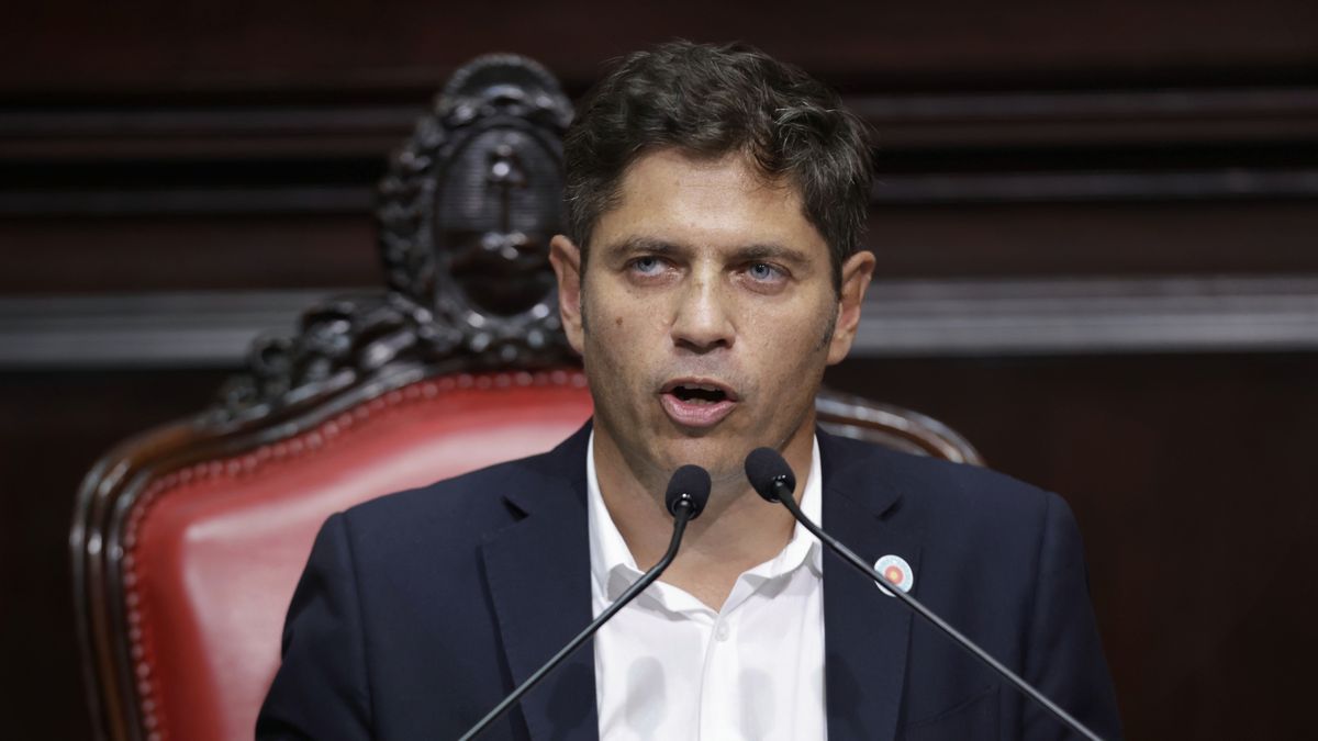 Kicillof en la Legislatura bonaerense criticó a Milei