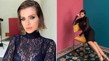 La China hizo una producción para su marca de ropa y se tapó la pancita