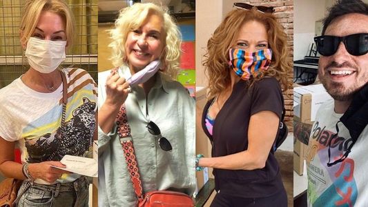 Elecciones 2021: los famosos en las urnas