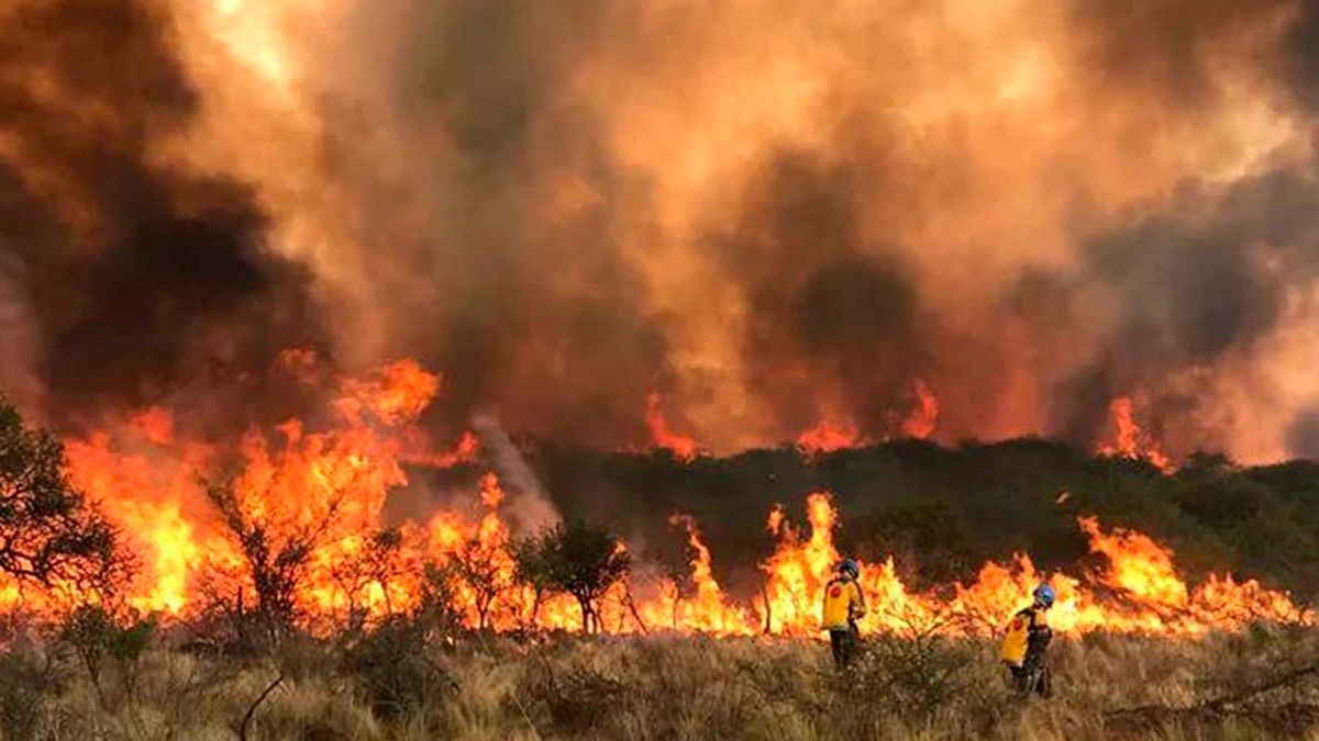 Córdoba arrasada por el fuego: focos activos