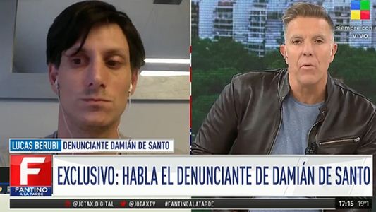 Lucas Berubi, denunciante de Damián de Santo: Hace 12 años que él sabía que el terreno tenía dueño