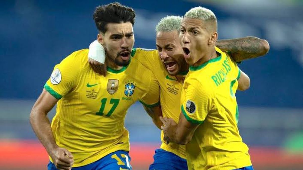 Lucas Paquetá puso el 1-0 de Brasil ante Perú.&nbsp;