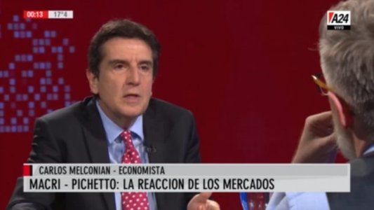 Melconian sobre la fórmula Macri-Pichetto: Me entusiasma que se empiece a entender que las cosas solas no se arreglan”