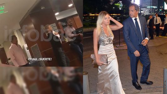 La primera imagen de Gisela Berger y Daniel Scioli juntos tras el nacimiento de su hija