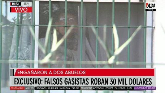 Falsos gasistas roban 30 mil dólares a dos abuelos en Villa Ballester