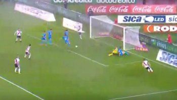 Sequeira, en contra, casi adelanta a un River que va y no puede con Belgrano