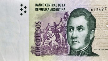 Tras salir de circulación con el de $5, la imagen de San Martín volverá en el billete de 1.000 (Foto: archivo).