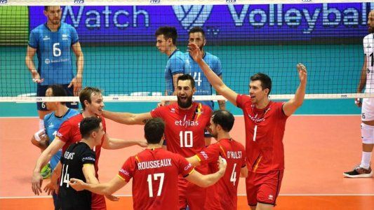 Argentina perdió ante Bélgica en su debut en el Mundial de voleibol
