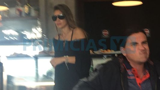 Pampita, sola, en el aeropuerto de Punta del Este tras la crisis con Pico Mónaco
