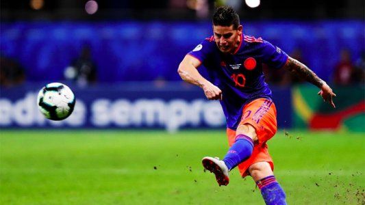 James Rodríguez: Argentina es el rival más duro de la Copa América, no sólo del grupo