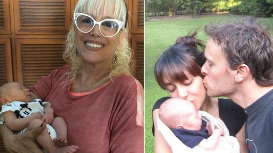 Valeria Lynch presentó a su nieto Benicio