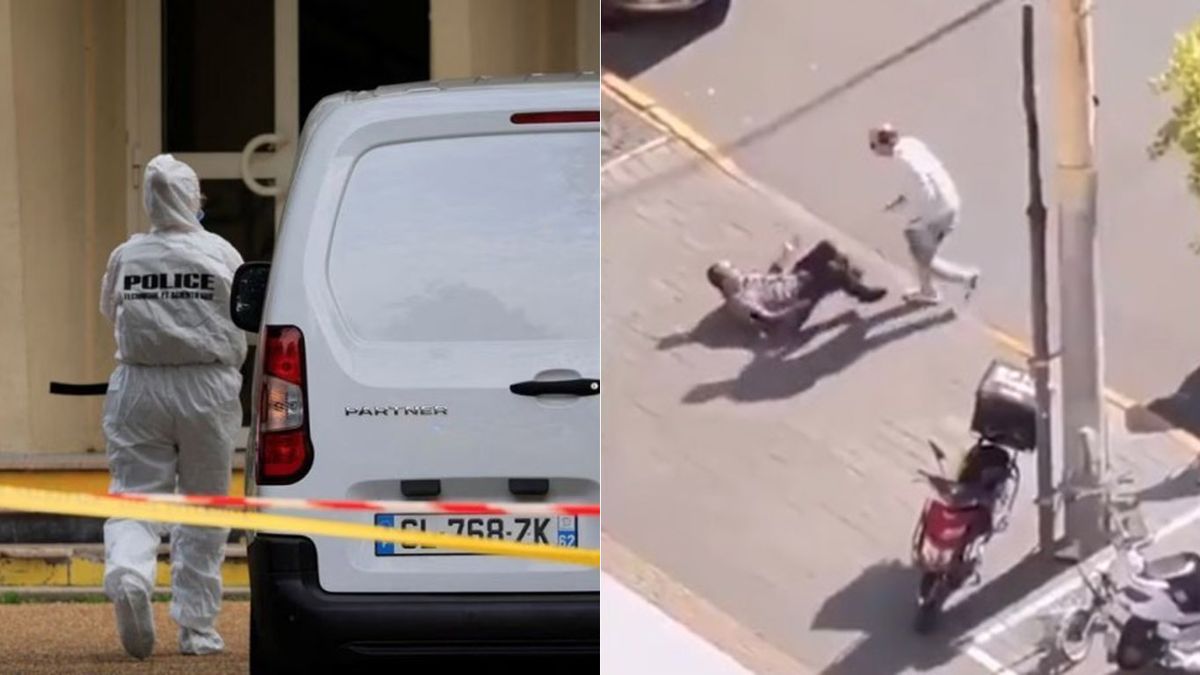 Atentando en una escuela de Francia: el atacante fue detenido (Foto: captura de video).