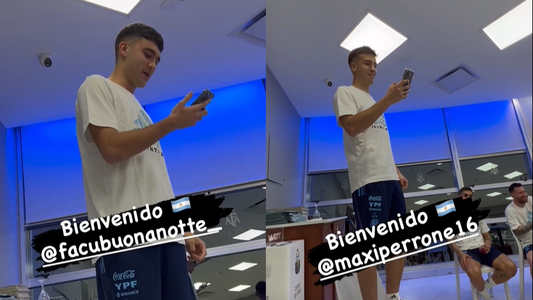 Videos | El ritual de los jugadores de la Selección argentina para bautizar a los nuevos convocados