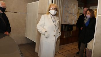 El velatorio se llevó a cabo en la cochería de Grupo Machitto, frente al cementerio.&nbsp;