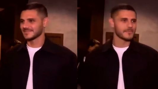 El video de cómo pescaron a Mauro Icardi mirando a una mujer en su llegada a Turquía