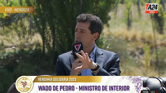 En la Fiesta de la Vendimia, Eduardo Wado de Pedro destacó el potencial de las economías regionales