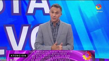 Sergio Lapegüe regresó a la televisión tras vencer al coronavirus