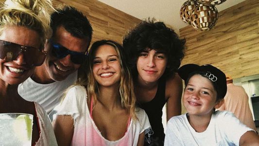 Juanita Tinelli y Toto Otero, juntos en familia en Islas Mujeres