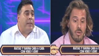 Todo mal entre Jonathan y Matías en Despedida de solteros: caliente discusión al aire