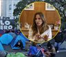 Victoria Tolosa Paz, sobre el acampe en Av. 9 de julio: Hay niños y mujeres acampando en condiciones infrahumanas