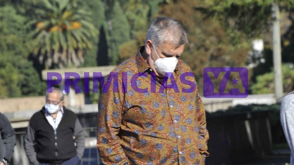 Luis Ventura, conmovido por la muerte de su hermano. Crédito: DAB.