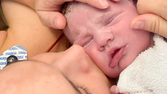 La primera foto de Mía, la hija de Sabrina Garciarena y Germán Paoloski