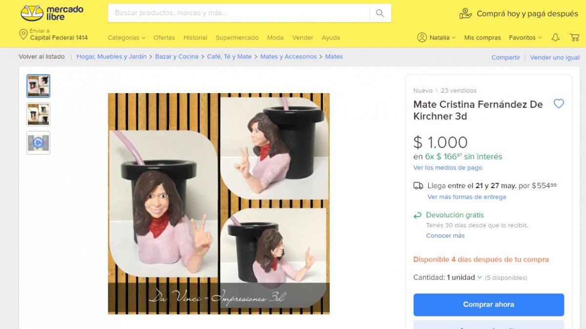 Objetos para fanáticos de un lado y del otro de 