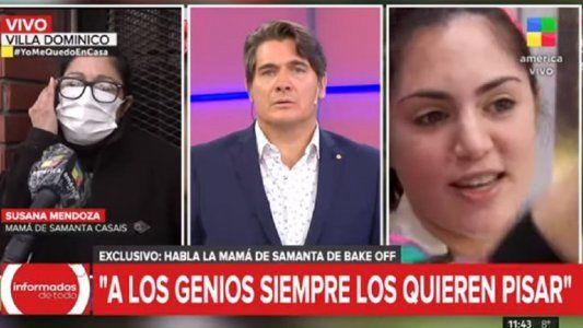 La mamá de Samanta, tras la polémica final de Bake Off: Con la plata iba hacer un curso de pastelería