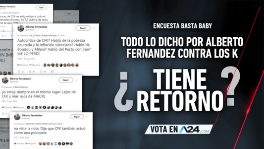 Encuesta Basta Baby: entrá y dejanos tu voto sobre la pregunta de esta noche