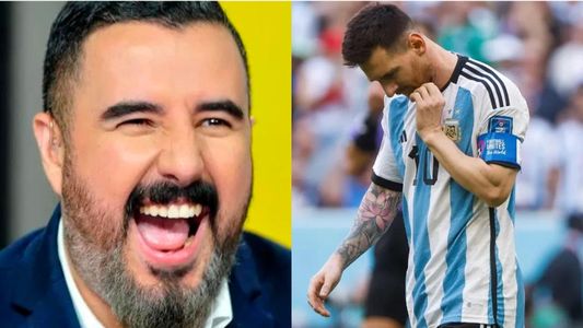 Un periodista se burló de Messi tras la derrota de la Selección: Pecho frío como siempre