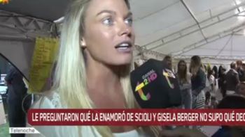 La pregunta sobre Daniel Scioli que dejó dudando a Gisela Berger