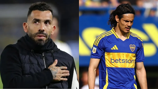 El consejo de Carlos Tevez a Edinson Cavani para superar su mala racha en Boca: Se tiene que...