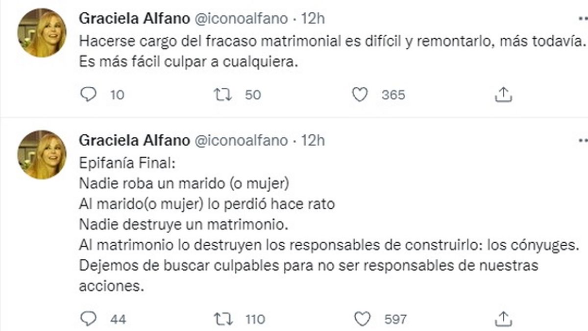 Desde hace algunos días Graciela Alfano sentó su posición en el Wandagate, claramente a favor de la China Suárez y en contra de Wanda Nara. 