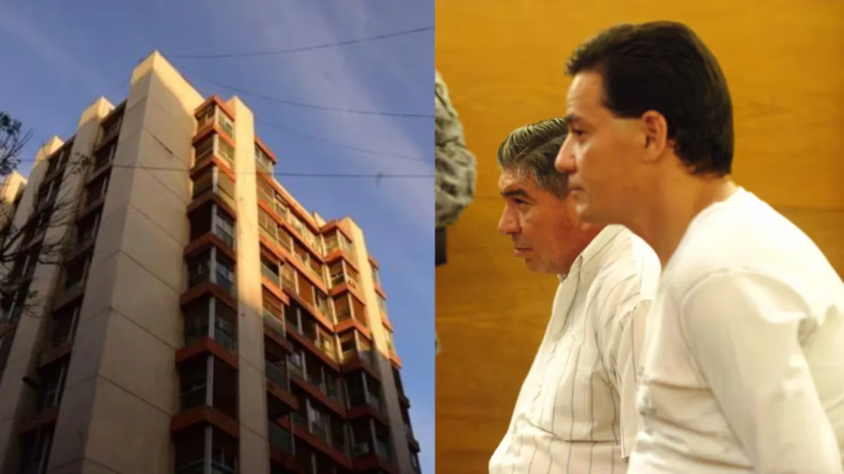 El edificio donde se encontraron los restos de la mujer de 30 años