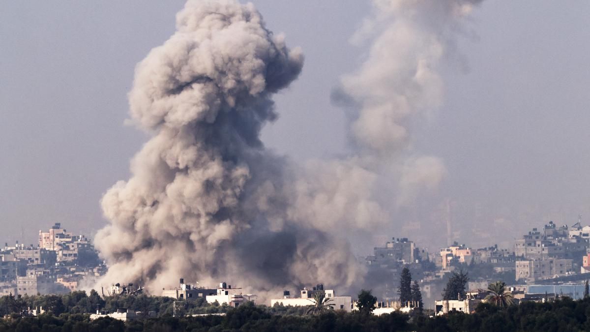 Israel rodea Gaza. (Foto: Télam)